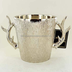 Soporte de enfriador de botella de vino personalizado de aluminio para Bar y restaurante para botella de vino Champán Cubo de hielo Enfriador Cubo enfriador de vino - Product Image 6