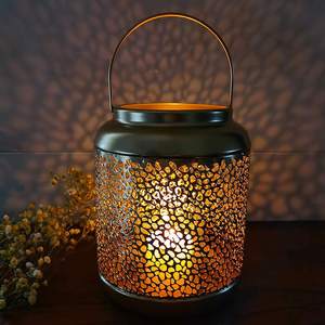 Farol de Metal Hecho a Mano con Portavelas Decorativo Vintage para Decoración del Hogar, Hoteles y Fiestas de Boda a Precio de Exportación - Product Image 4