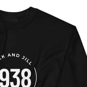 เสื้อสเวตเชิ้ตผู้ชายแบบคัสตอม แจ็คแอนด์จิล ผ้าฟลีซนุ่ม คอกลม แขนยาว สกรีนโลโก้ได้ สไตล์ลำลอง สตรีทแวร์ ขายส่ง - Product Image 5