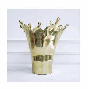 Hot Selling Handmade Aluminium Flower <b>Vase</b> Modern <b>Table</b> <b>Vase</b> Aluminium Modern Flower <b>Vase</b> in Wholesale Price - Product Image 1