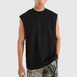 Camisetas sin mangas transpirables para hombre, moda de verano, ropa de gimnasio y fitness, algodón de secado rápido, nuevo diseño más vendido, MOQ bajo - Product Image 4