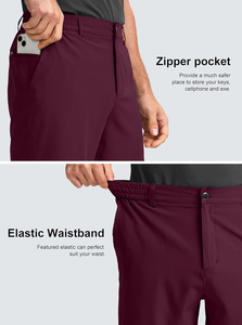 Pantalones Cortos Híbridos de Golf para Hombre, Personalizables al por Mayor, con Estampado Digital, Casuales, Tipo Chino, Elásticos, de Secado Rápido y Transpirables - Product Image 3