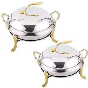 Olla de Metal Inteligente para Comida Caliente, Diseño Funcional, Cazuela Aislada, Tazón de Servicio Contemporáneo para Cocina - Product Image 5