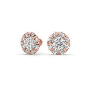 Boucles d'oreilles clous en diamant de laboratoire 3,96 carats, or 14 carats, certifiées IGI, légères, durables, bijoux de luxe pour femme, idéales pour les occasions spéciales - Product Image 5