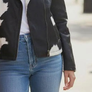 Nouvelles vestes en cuir de vachette pour femmes, respirantes, coupe-vent, prix bas, vestes en cuir pour femmes de couleur unie - Product Image 3