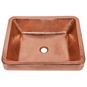Lavabo Redondo de Cobre sin Costuras, Lavabo de Encimera de Cobre, Lavabo Metálico Moderno para el Hogar, Diseño Duradero - Product Image 6