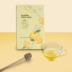 [Pure Bright and Warm Cooperative] Boisson Pure Plan Citron, Concentré de jus de citron Premium & Format familial 1kg & Thé sans sucre - Product Image 3