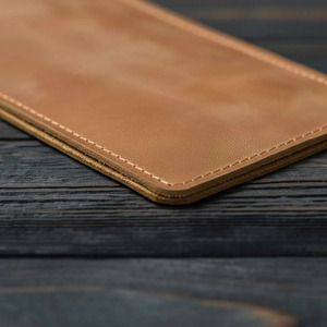 Enveloppe à argent en cuir de qualité supérieure avec fermeture éclair résistante, plusieurs compartiments, couleur et logo personnalisés, style européen-américain - Product Image 2