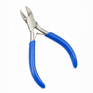 Precision Diagonal Cutting Pliers Blue Handle Stainless Steel Jewelry Tool for DIY <b>Wire</b> <b>Craft</b> and Fine Jewelry Setting - Product Image 6
