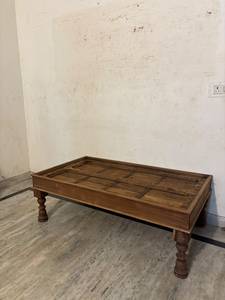Modern Luxury Vintage Solid Wood <b>Coffee</b> <b>Table</b> <b>Tiles</b> Design Adjustable Height Custom Farmhouse Paradise Handicrafts Fast - Product Image 3