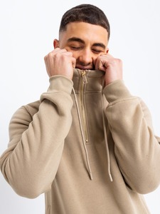 Lightweight Breathable Quick Dry Breathable Solid Color Street Wear Soft Fabric Men Hoodie & Short <b>Set</b> - Product Image 3