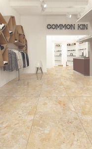 Orientbell vitrifed (gvt) 800X1600 pgvt breccia หินอ่อนสีเบจเงามันวาวแผ่นกระเบื้องขนาดใหญ่กระเบื้องพอร์ซเลนผนังพื้น - Product Image 2