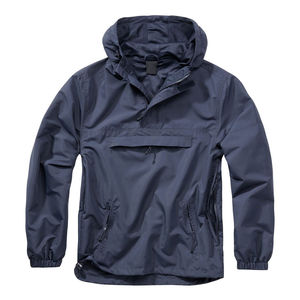 Veste coupe-vent en toile épaisse pour homme, avec fermeture éclair, capuche, imperméable, respirante, motif pour le cyclisme, la course à pied, service OEM - Product Image 2