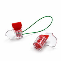 Sceau de compteur en plastique numéroté haute sécurité YSD avec numéro de série et fil d'acier pour boîtes d'utilité publique et armoires électriques