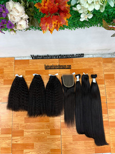 EXTENSIONES DE CABELLO VIETNAMITA EN OFERTA, Cabello Remy de 50g para Extensiones de Cabello y para Todos los Colores, Alta Calidad, Precio Razonable - Product Image 1