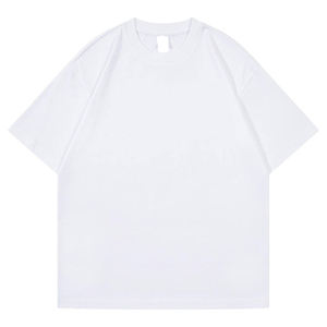 เสื้อยืดคอตตอนผู้ชายไซส์ใหญ่พิเศษ พิมพ์โลโก้ตามสั่ง สีพื้น ราคาส่ง MOQ ต่ำ ดีไซน์หน้าเสื้อเรียบ - Product Image 5