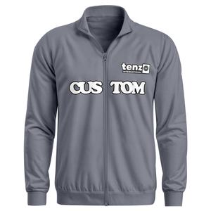 Sudadera con capucha unisex de forro polar de poliéster transpirable y ecológico, estampada por sublimación, para otoño/invierno, con cremallera completa, OEM ODM, insignia personalizada - Product Image 1