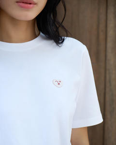 Camiseta Corta de Verano Casual para Mujer, de Alta Calidad, Cuello Redondo, Tejida, Bordada, de Color Sólido, Algodón, Corte Regular, Transpirable - Product Image 5