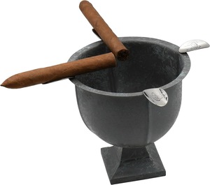 Round Stone Desktop <b>Ashtray</b> <b>Vintage</b> Design Home Use - Product Image 5