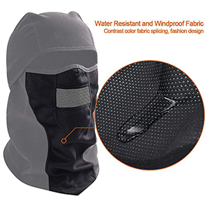 Cagoule tricotée moelleuse tendance, chaude pour l'hiver, unisexe, pour le ski, homme et femme, à un trou - Product Image 4