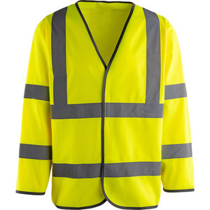 Workwear Waterproof High Visibility Winter Security <b>Worker</b> Vest <b>Jacket</b> Construction Safety Reflective Tape <b>Worker</b> Vest - Product Image 1