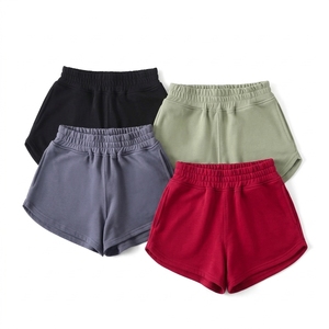 Summer Casual Women's High Elastic Breathable Cotton Sports Eco-Friendly Quick Dry Solid Color Gym Fitness Running <b>Shorts</b> - Product Image 4