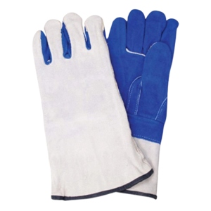 Guantes Reforzados de Piel de Vacuno para Niños, Resistentes a la Abrasión, para Trabajo Pesado, Barbacoa y Soldadura - Product Image 1