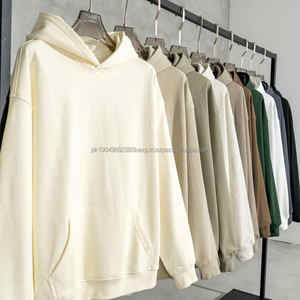 เสื้อฮู้ดสไตล์พัฟเฟรนช์เทอร์รี่พองสำหรับทั้งชายและหญิงเสื้อ445พิมพ์ลายแบบสวมหัว - Product Image 2