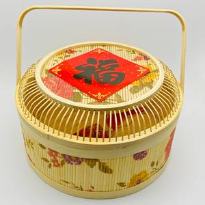 <b>Large</b> Size Handmade Bamboo <b>Basket</b> Natural Bamboo <b>Storage</b> <b>Basket</b> with Handle Lip Home Decoration Gift Wholesale Supplier - Product Image 2