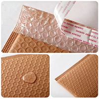 Enveloppes matelassées pour envoi, recyclées, imprimées, enveloppes polymailers écologiques, sacs d'expédition personnalisés avec logo, enveloppes à bulles brunes 4x7
