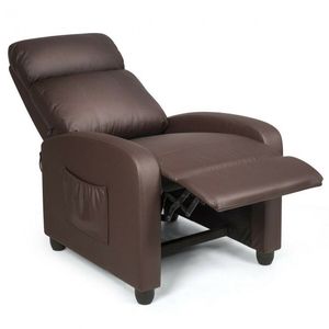 Canapé inclinable à dossier haut avec fonction massage, chaise de confort et de relaxation haut de gamme - Product Image 5