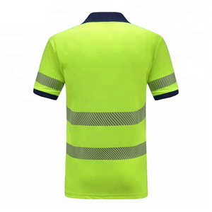 เสื้อโปโลสะท้อนแสงแบบกำหนดเองสำหรับงานที่ต้องการการมองเห็นสูง คุณภาพสูง - Product Image 4