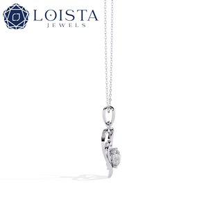 Colgantes de Joyería Fina con Diamantes Cultivados en Laboratorio, 6 Puntas, en Oro, para Mujer - Product Image 3