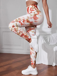 Leggings imprimés en 3D pour femmes Leggings de yoga de qualité supérieure respirants et ajustés Leggings d'entraînement en nylon Spandex Scrunch Butt - Product Image 5