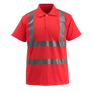 Camisetas Polo de Seguridad Reflectantes de Alta Visibilidad de Poliéster con Certificación CE, Diseño OEM, Venta al Por Mayor, Unisex, Logotipo Personalizado, Manga Corta, MOQ Bajo - Product Image 1