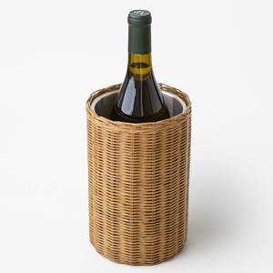 Cesta enfriadora de bebidas de ratán, precio al por mayor, cubos de hielo, recipientes para bebidas, cubos para vino y champán - Product Image 1