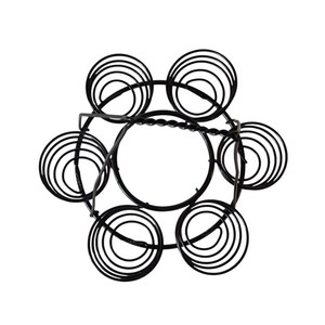 Premium Iron Egg <b>Storage</b> <b>Basket</b>, Rust Resistant Kitchen Organizer with Handle - Product Image 2