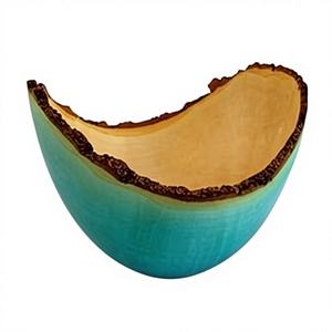 Tazón de Madera Natural Vintage Ecológico para Ensaladas y Frutas, Decorativo para Mesa de Fiesta, Multifuncional, para Almacenamiento en la Cocina - Product Image 2