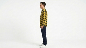 Men's Classic Checkered Flannel <b>Shirt</b> Long Sleeve Button Up Casual Woven <b>Shirt</b> for Outdoor and Daily Wear - Product Image 2