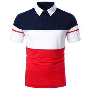 Tela de Punto Antiarrugas de Poliéster/Algodón para Camisas de Hombre de Manga Corta, Diseño Personalizable al por Mayor, Ropa de Verano - Product Image 1