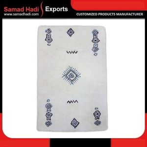 Alta demanda, Alfombra de lana de lujo, azulejos, alfombras de oración con mechones a mano, diseño bordado, venta al por mayor, juegos de alfombras de algodón, gran oferta - Product Image 6