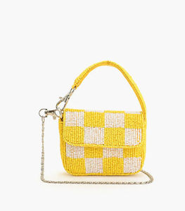 Sac fourre-tout en coton brodé à la main avec perles - Sac à main multifonction pour Noël, Nouvel An et fêtes - Product Image 3