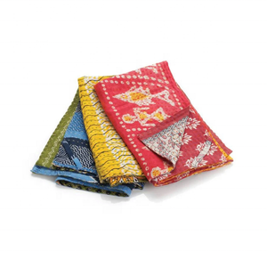 Bleu nautique blanc brodé 100% coton 18x28 pouces 180 GSM nouveauté OEM ODM boucle de suspension en gros serviettes de cuisine de golf - Product Image 1