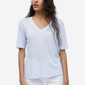 Summer Wear Fashion Wholesale Spring Oversize Blank <b>Top</b> Tees Cropped Plain <b>For</b> <b>Ladies</b> - Product Image 1