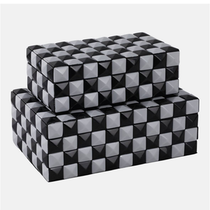 Caja Organizadora de Joyas Personalizada de Resina con Incrustaciones Hechas a Mano, Modelo Love, para Collares y Anillos, Tamaño Pequeño - Product Image 2