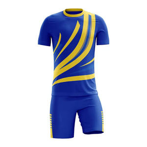 Maillot de football Elite Blackout avec imprimé graphique ligne dorée, kit de qualité professionnelle, entraînement d'équipe, unisexe, manches courtes, polyester respirant - Product Image 5