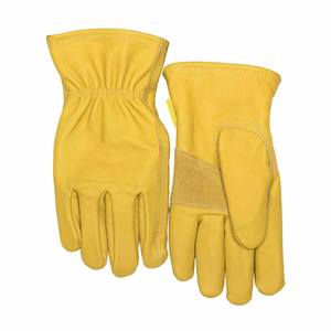 Guantes de Conducción de Cuero Reforzado con Textura de Piel de Vaca, Resistentes a la Abrasión, Suaves y Cómodos para Actividades al Aire Libre - Product Image 1