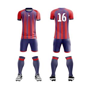 Uniforme de Fútbol en Oferta, Transpirable, de Secado Rápido, Ecológico, Impresión por Sublimación, 100% Poliéster, Nombre del Equipo Personalizado, Unisex - Product Image 4
