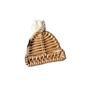 Luxury Woven Rattan Decorate <b>Christmas</b> <b>Tree</b> Hat Pendant Handmade Wicker Festival Display - Product Image 3