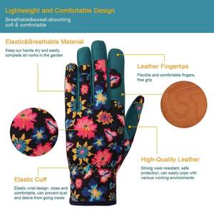 Heavy Duty Durable Cowhide Leather Gardening Work <b>Gloves</b> Driver <b>Gloves</b> for Warehouse, Gardening, Farming <b>Gloves</b> for Men & Women - Product Image 3